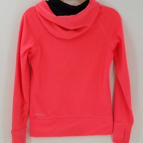 Nike Logo Therma-Fit Hot Pick Logo Pullover Hoodie Sweater Pink Size XS - Picture 3 of 6